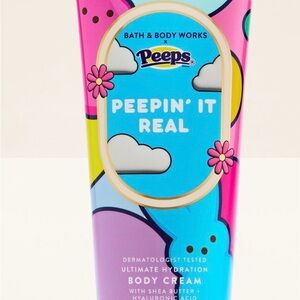 Bath & Body Works Peepin' It Real Body Cream - Pink, Blue, and Yellow